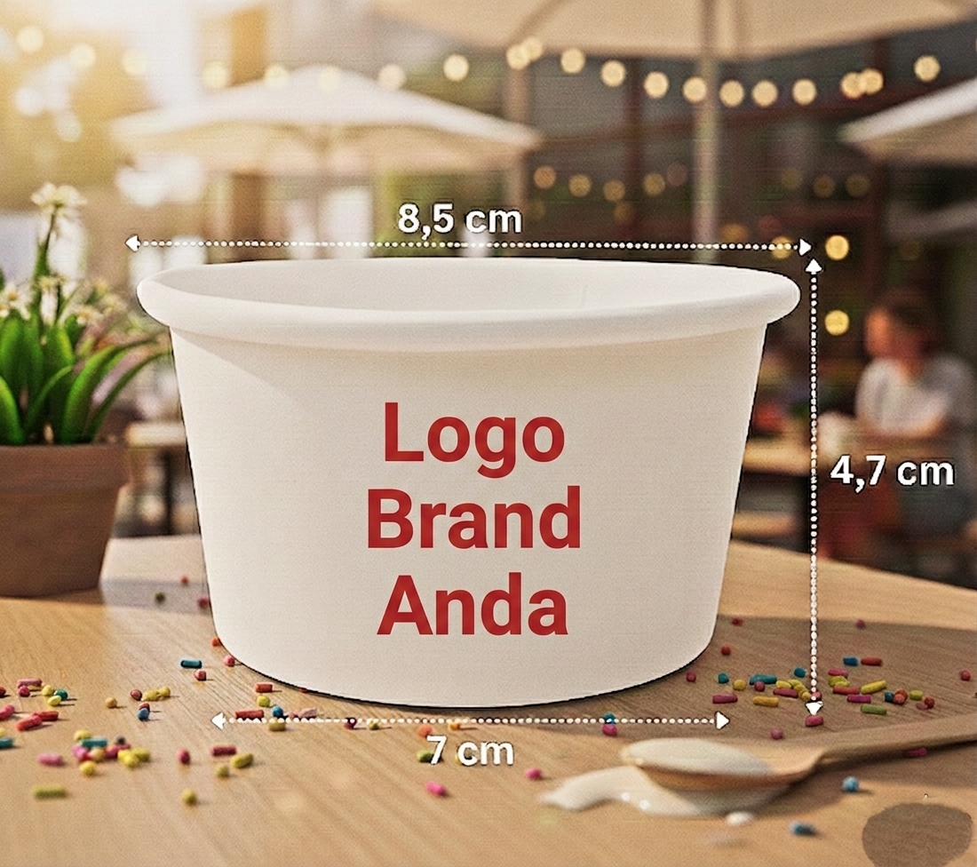 Custom Paper Cup Ice Cream