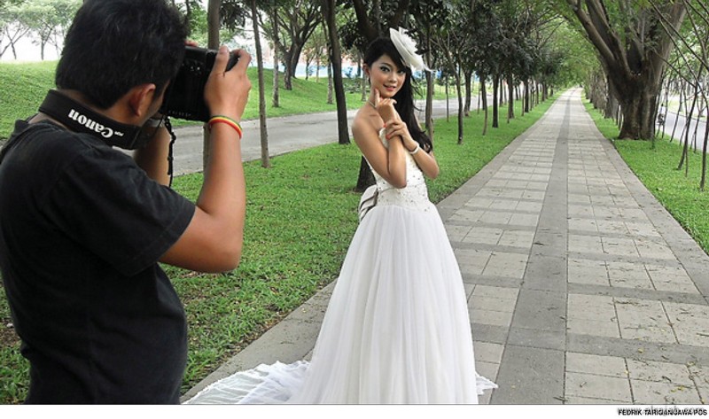 teknik fotografi model outdoor