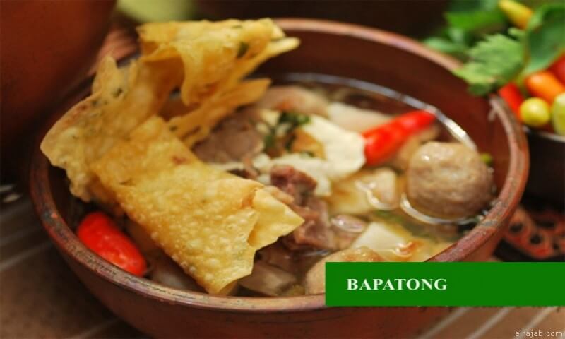 makanan khas bogor bapatong