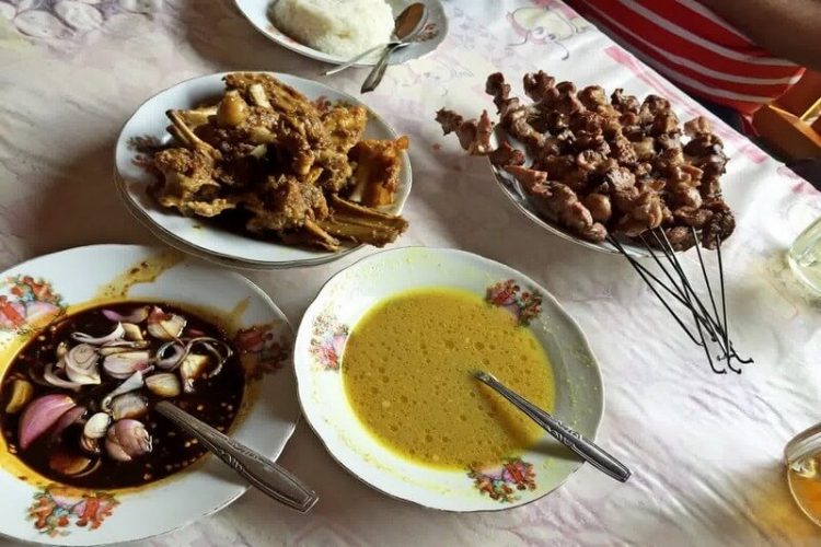 makanan khas yogyakarta sate klatak